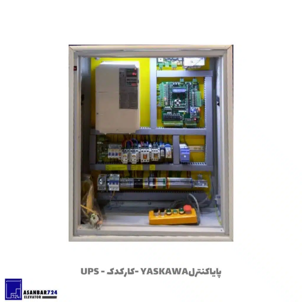 تابلو فرمان آسانسور پایاکنترل با درایو YASKAWA L1000 و کارت کلوز