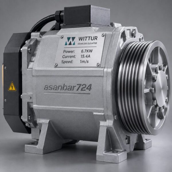 موتور ویتور با توان 6.7KW، با جریان 15.4 آمپر، سرعت 1m/s