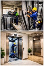 نصب و راه اندازی آسانسور (به ازای هر توقف)